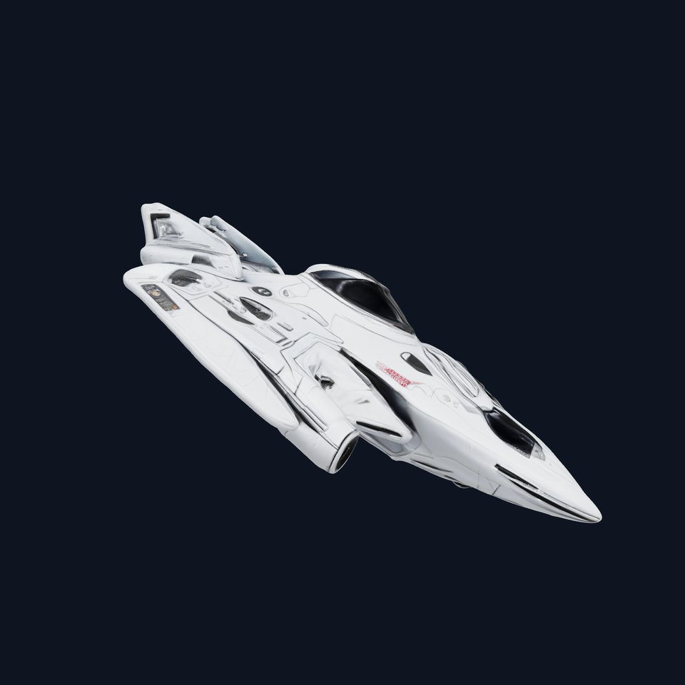 Futuristic Spaceship Model Pack